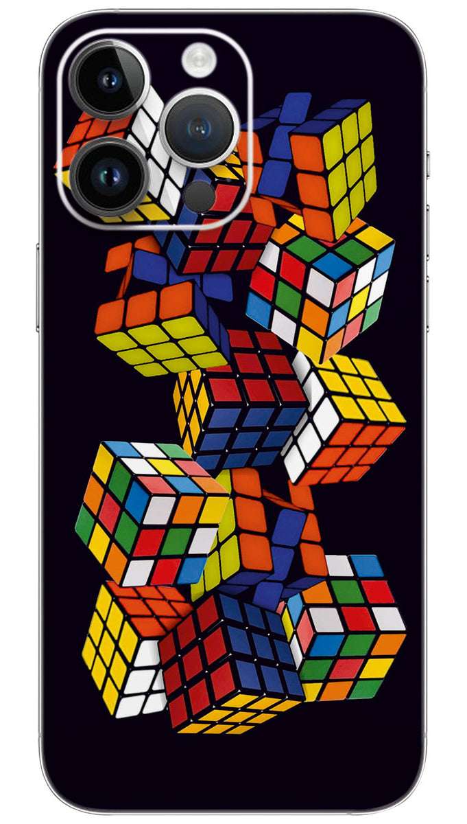 Rubik cube game Mobile Skin Wrap
