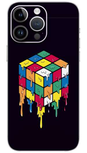 Rubik Cube GAME Mobile Skin Wrap