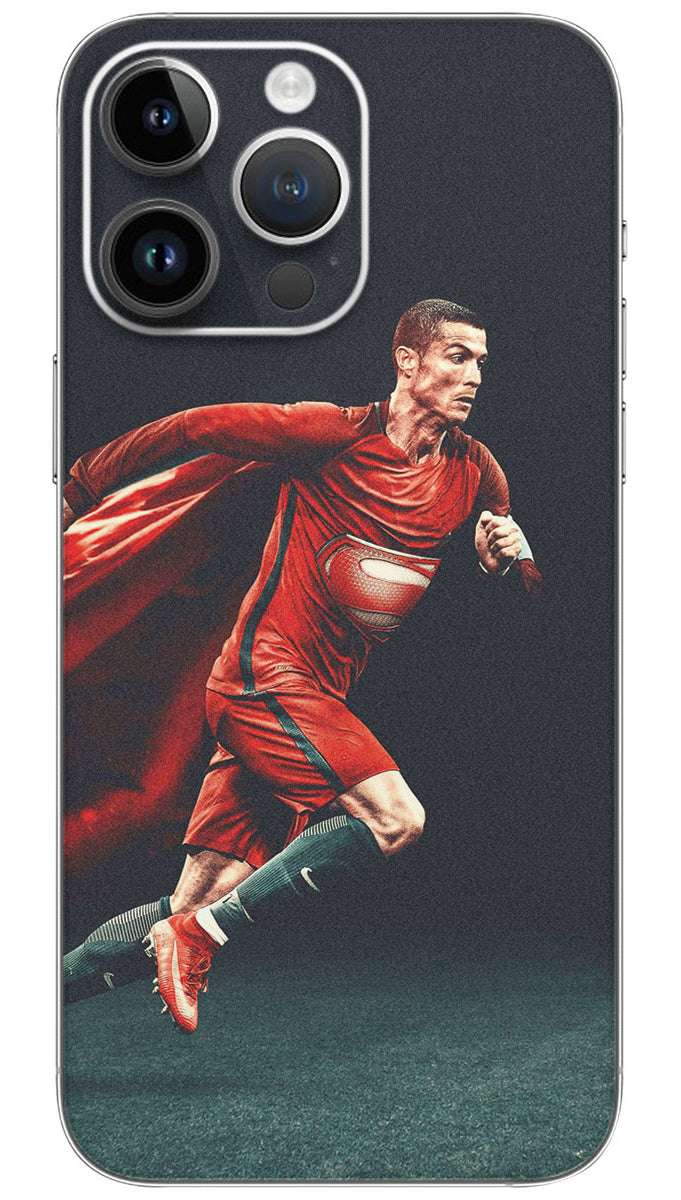 Runing ronaldo  Mobile Skin Wrap