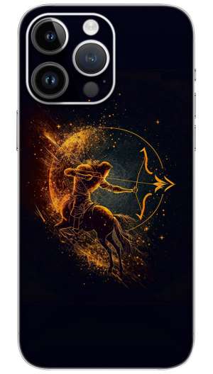Sagittarius Zodiac Sign Mobile Skin Wrap