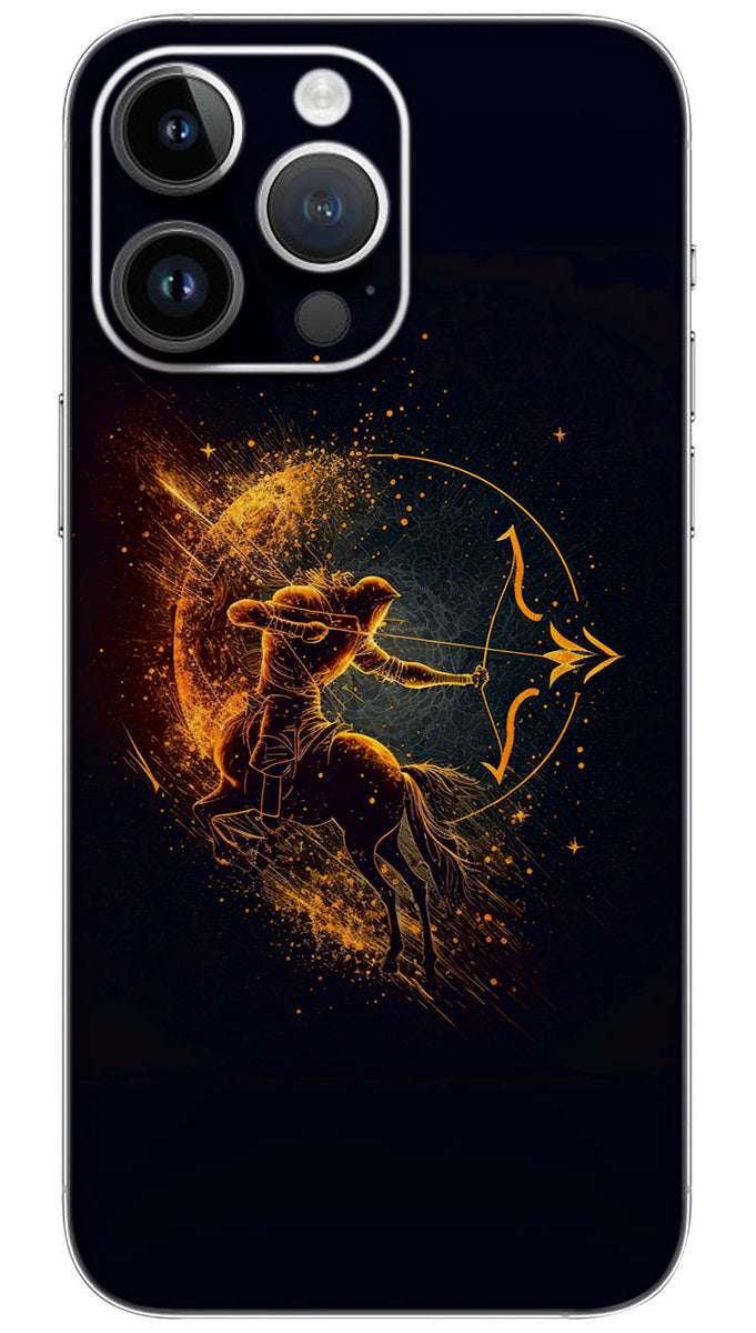 Sagittarius Zodiac Sign Mobile Skin Wrap