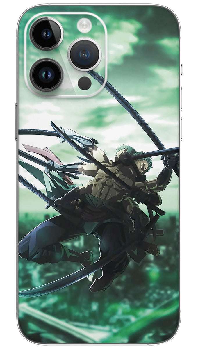 Samurai anime Mobile Skin Wrap