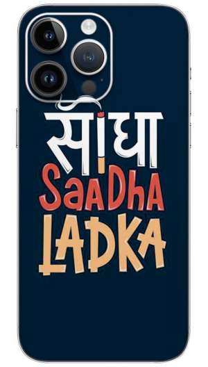 Seedha Saadha Ladka quotes Mobile Skin Wrap