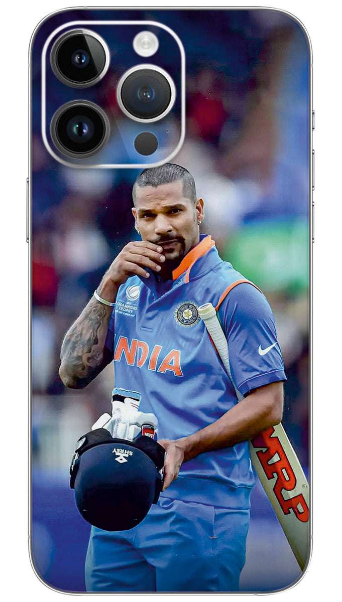 Shikhar Dhawan Mobile Skin Wrap