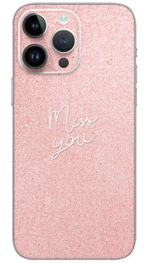Shimmering miss you  Mobile Skin Wrap
