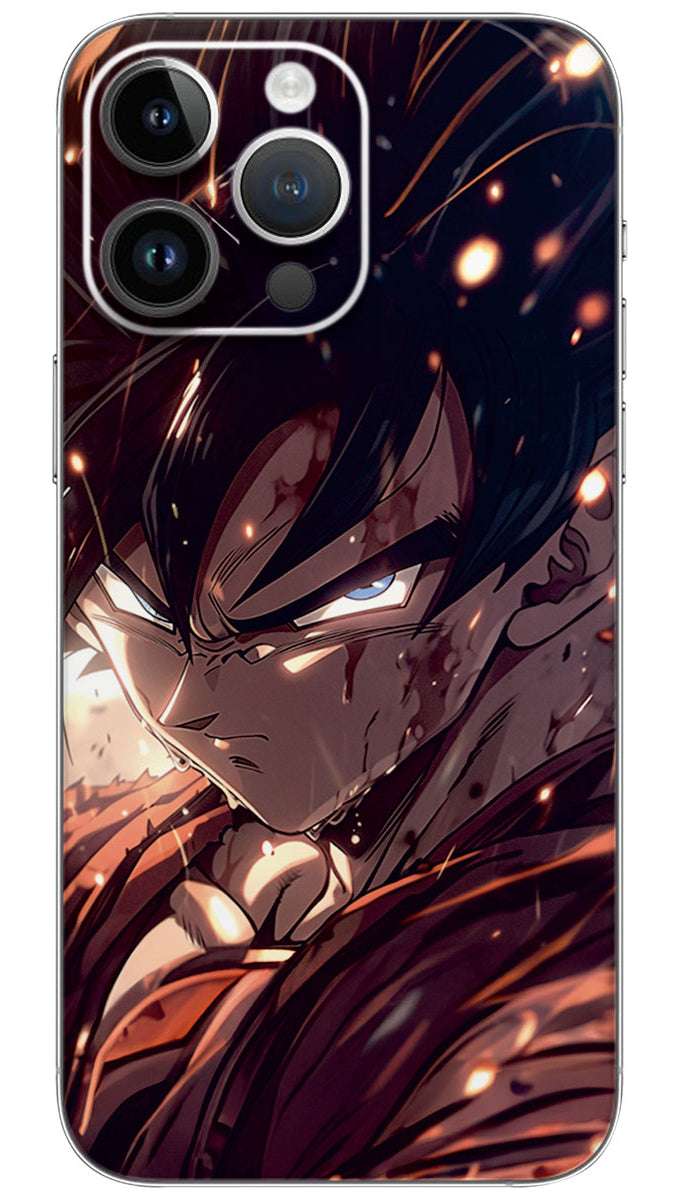 Son goku anime  Mobile Skin Wrap