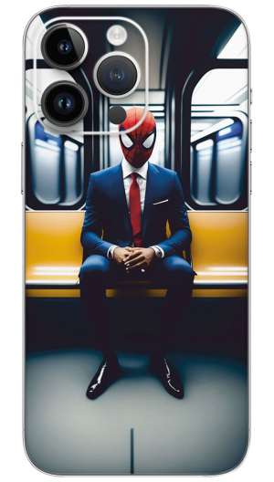 SPIDERMAN A BUSINESS MAN SUITS Mobile Skin Wrap