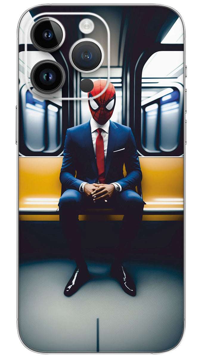 SPIDERMAN A BUSINESS MAN SUITS Mobile Skin Wrap