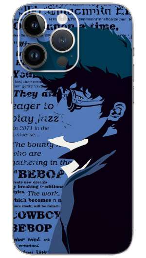 Spike Cowboy anime Mobile Skin Wrap