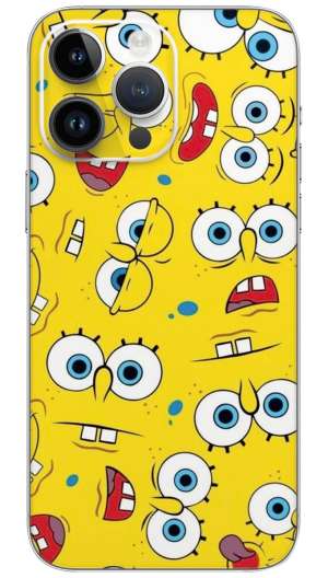 Spongebob Squarepants cartoon  Mobile Skin Wrap