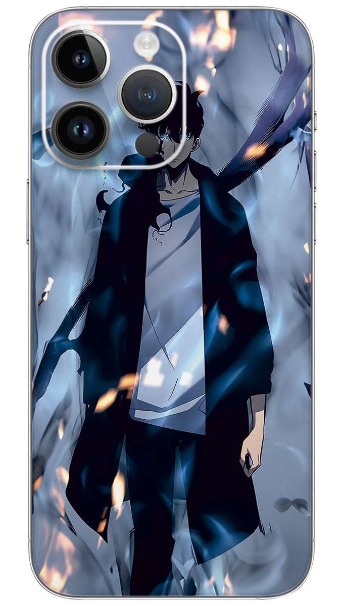 Sung jin woo anime Mobile Skin Wrap
