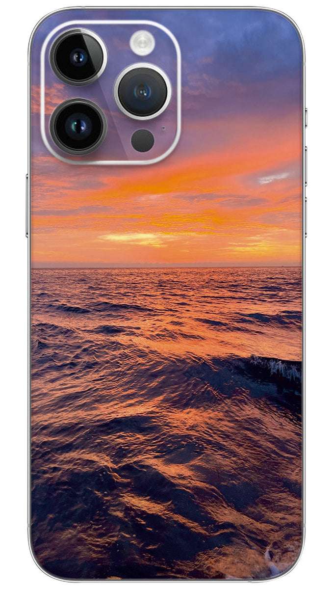 SUNSET AT SEA NUTURE Mobile Skin Wrap