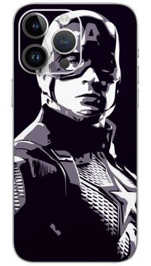 SUPERHERO CAPTION AMREICA MARVEL Mobile Skin Wrap