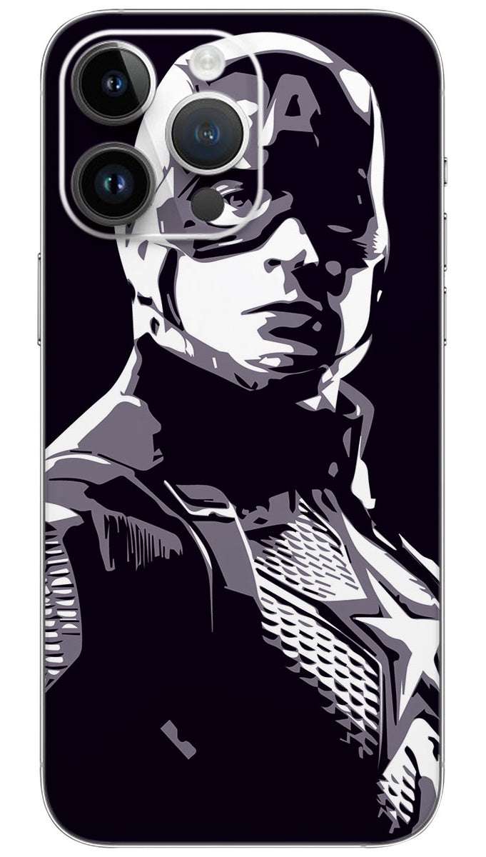 SUPERHERO CAPTION AMREICA MARVEL Mobile Skin Wrap