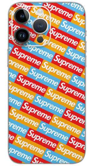 Supreme multicolor design  Mobile Skin Wrap