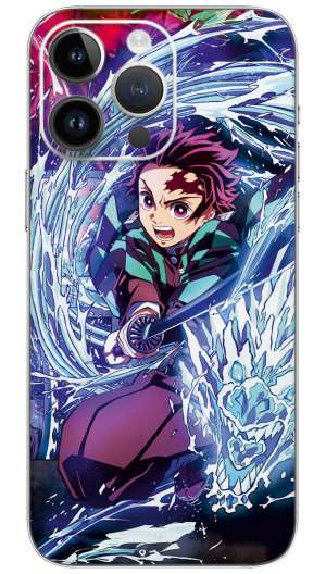 Tanjiro Kamado anime Mobile Skin Wrap