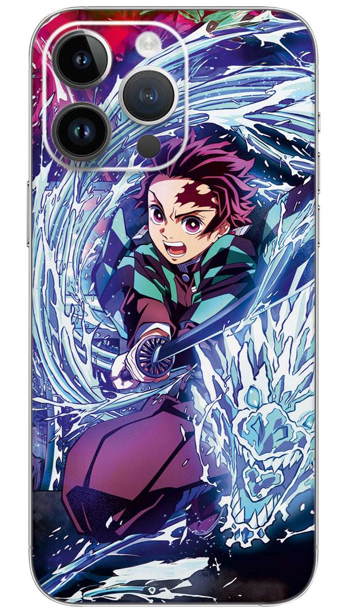 Tanjiro Kamado anime Mobile Skin Wrap