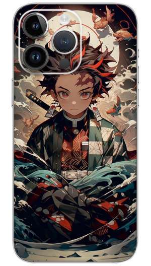 Tanjiro Kamado anime Mobile Skin Wrap