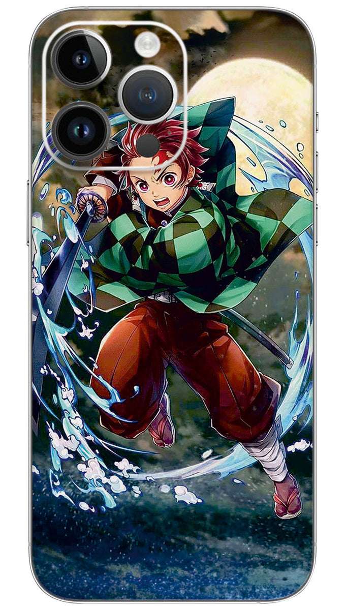 Tanjiro kamado anime Mobile Skin Wrap