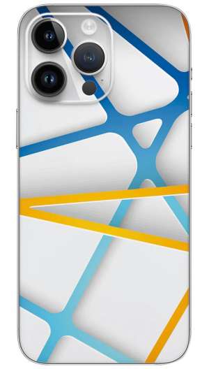 Tech geometric pattern Mobile Skin Wrap