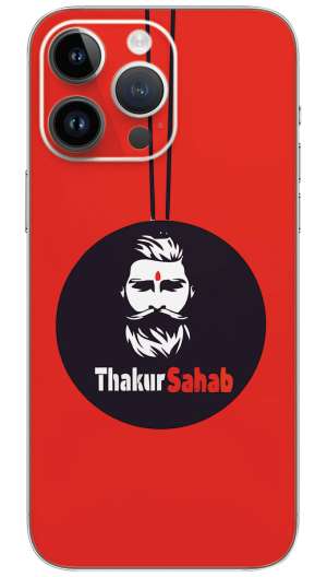 Thakur sahab name Mobile Skin Wrap