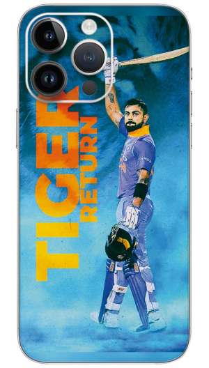 Tiger return virat kohli sport  Mobile Skin Wrap