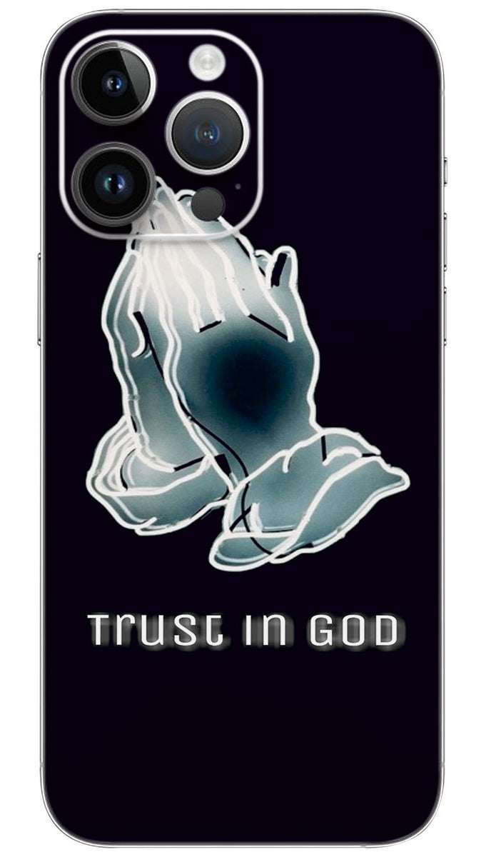 Trust in god quotes Mobile Skin Wrap