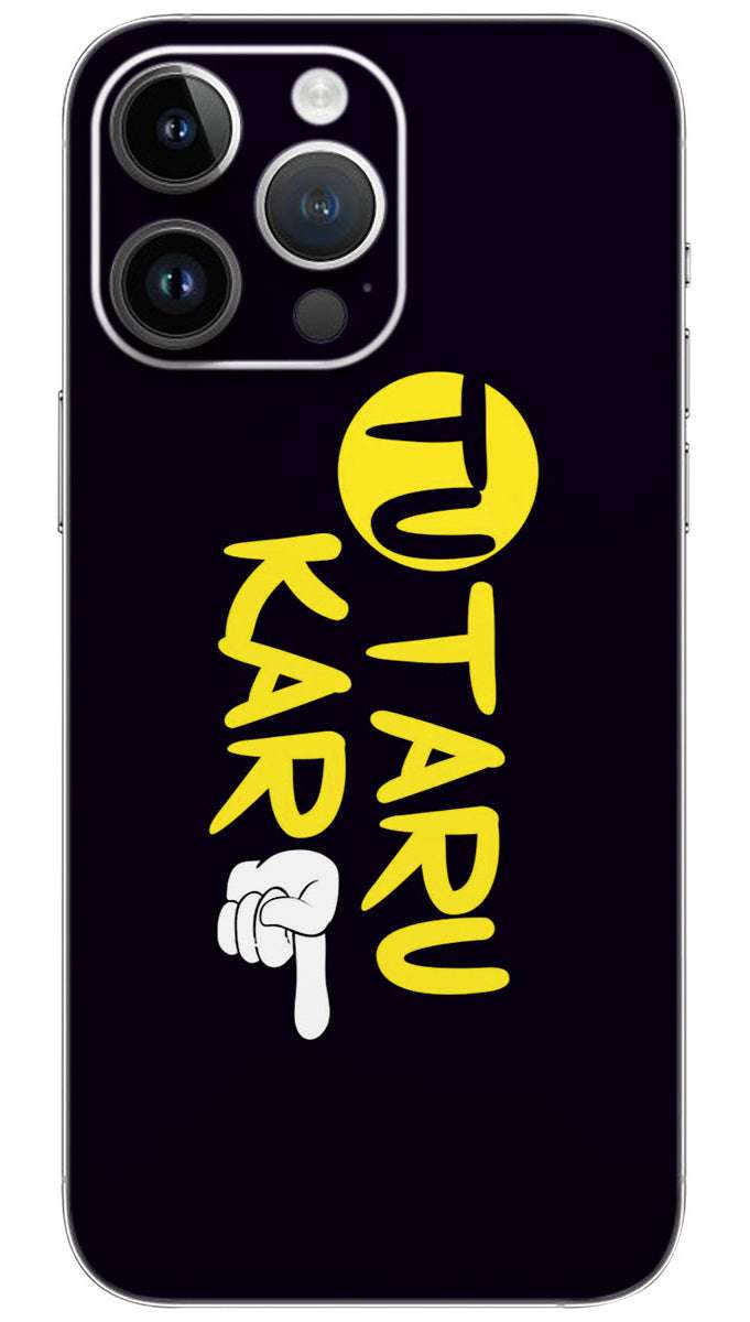 Tu taru kar quotes Mobile Skin Wrap