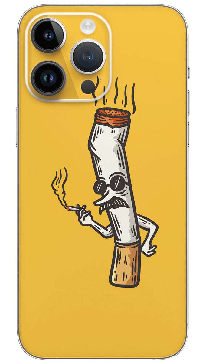 VECTOR Cigarette character Mobile Skin Wrap