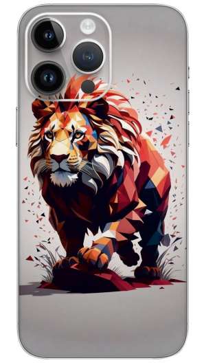 Vector lion  Mobile Skin Wrap