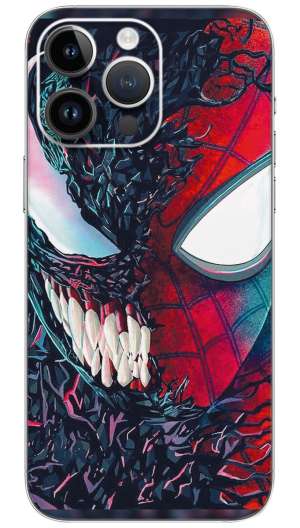 VENOM AND SPIDERMAN  Mobile Skin Wrap