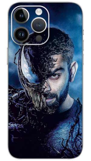 Virat Kohli As Venom design  Mobile Skin Wrap