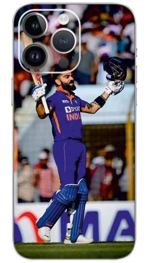 VIRAT KOHLI THE KING Mobile Skin Wrap