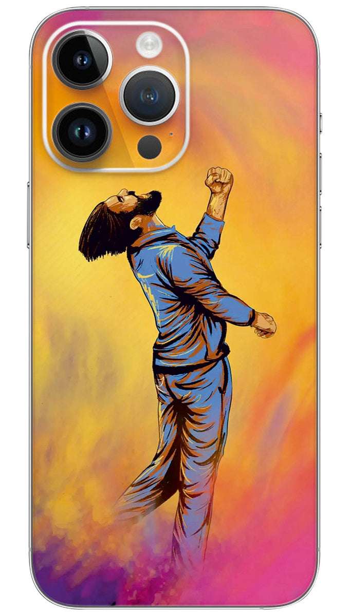 Wicket king jadeja  Mobile Skin Wrap