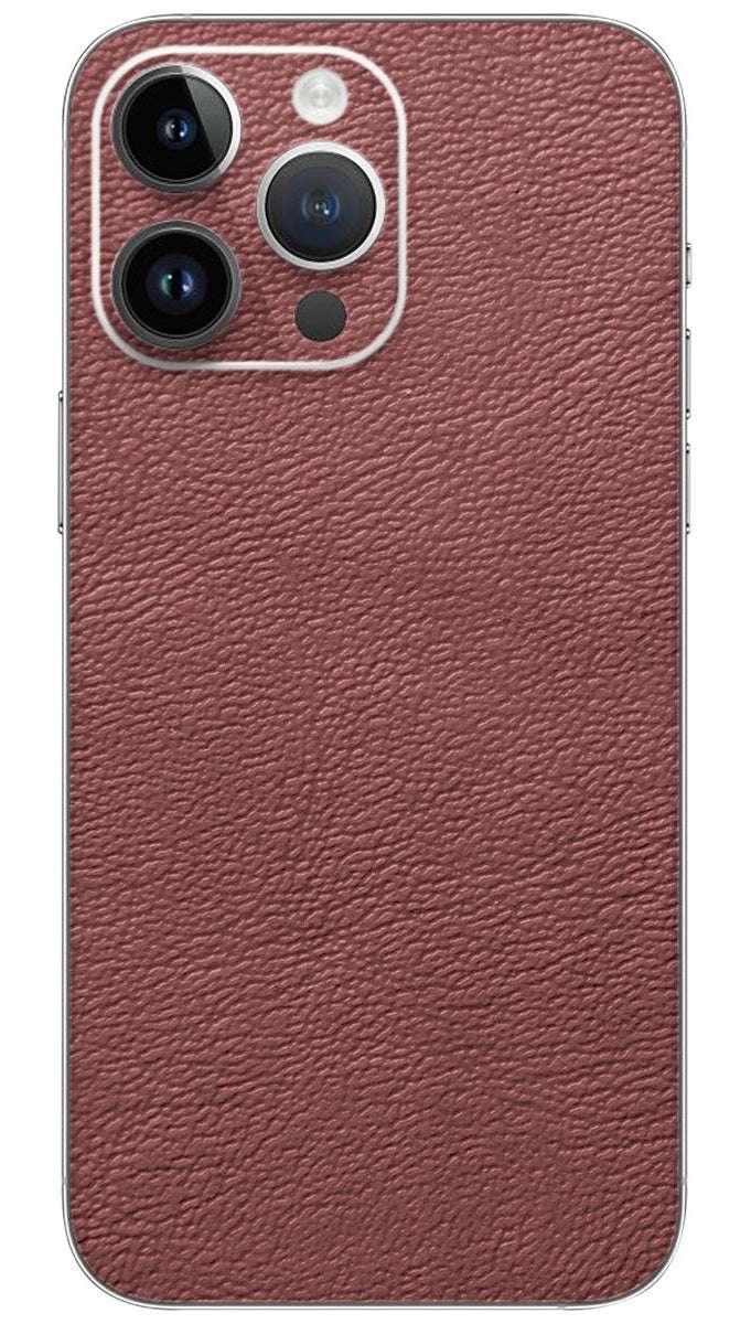 WILD EDGE Artificial Leather Dark Brown pattern Mobile Skin Wrap