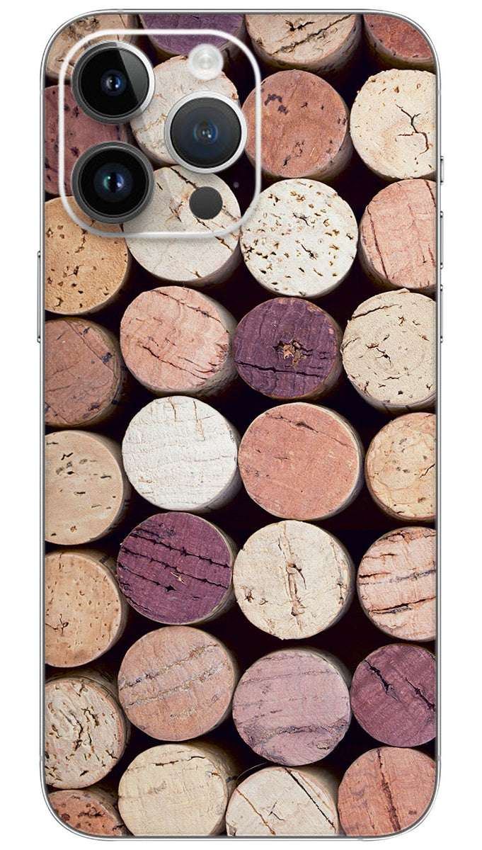 Wine corks pattern Mobile Skin Wrap