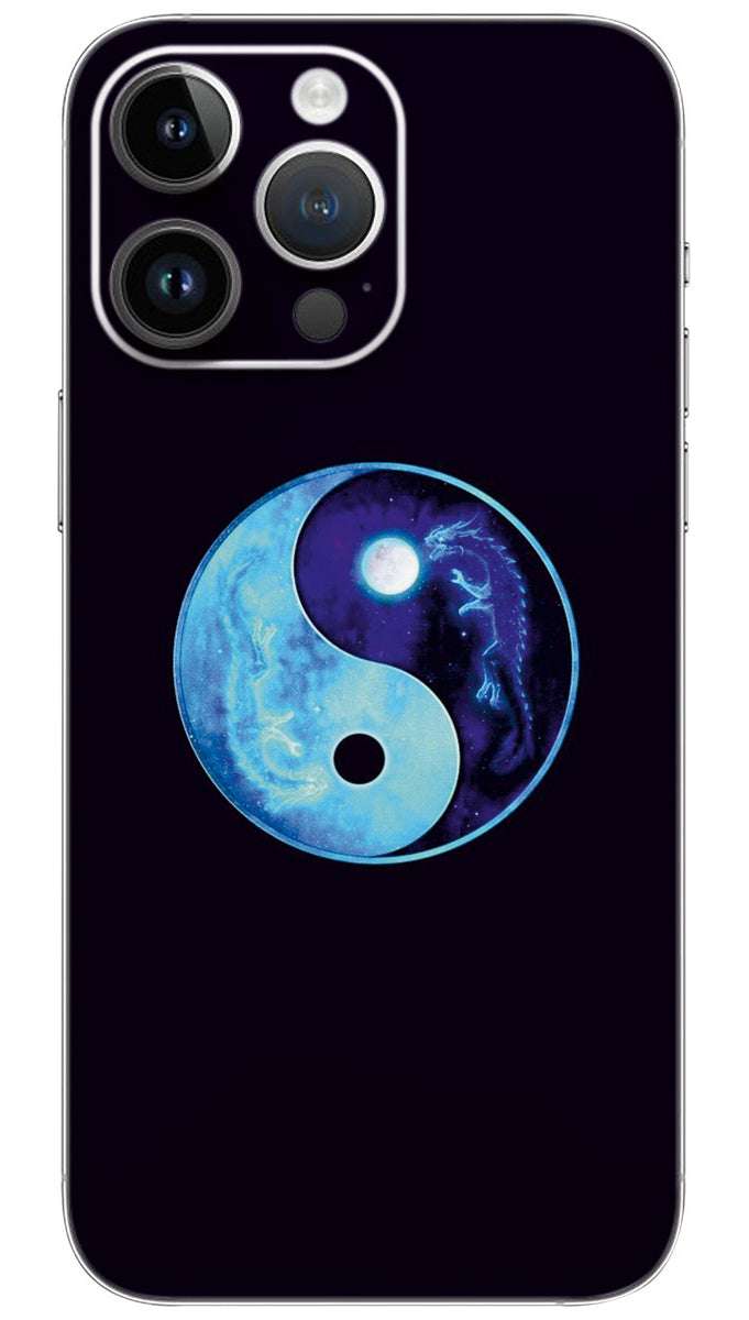 Ying yang symbol of water NATURE Mobile Skin Wrap