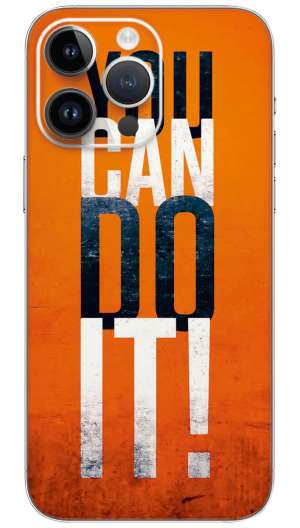 You cad do it quotes Mobile Skin Wrap