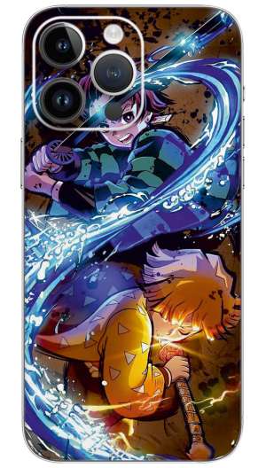Zenitsu Agatsuma anime Mobile Skin Wrap