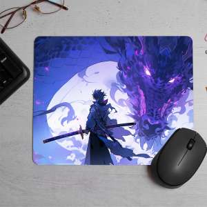 Anime Dragon Printed Mouse Pad