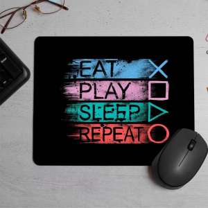 Eat Sleep Roblox Printed Mouse Pad
