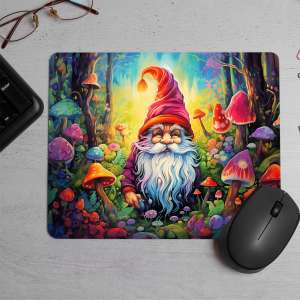 Enchanted Gnomes Printed Mouse Pad