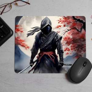 Fantasy Samurai Swords Art Printed Mouse Pad