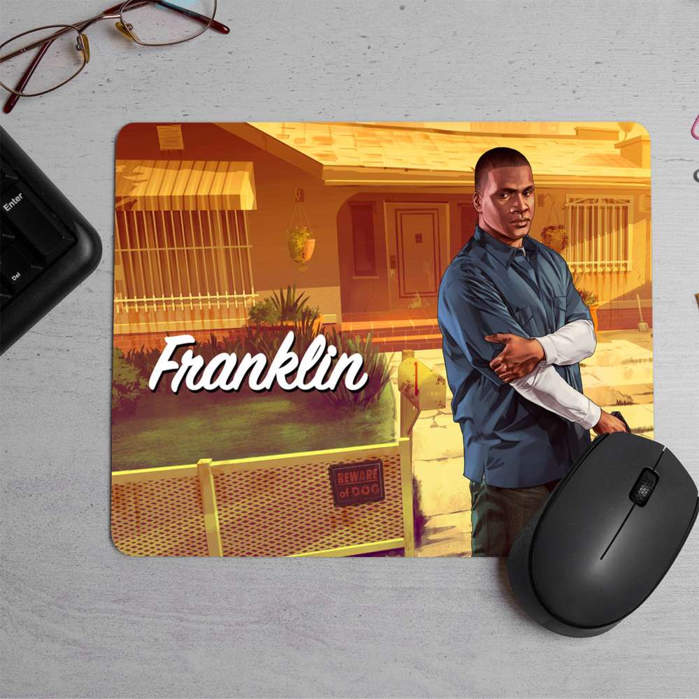 Franklin Gta V  Printed Mouse Pad