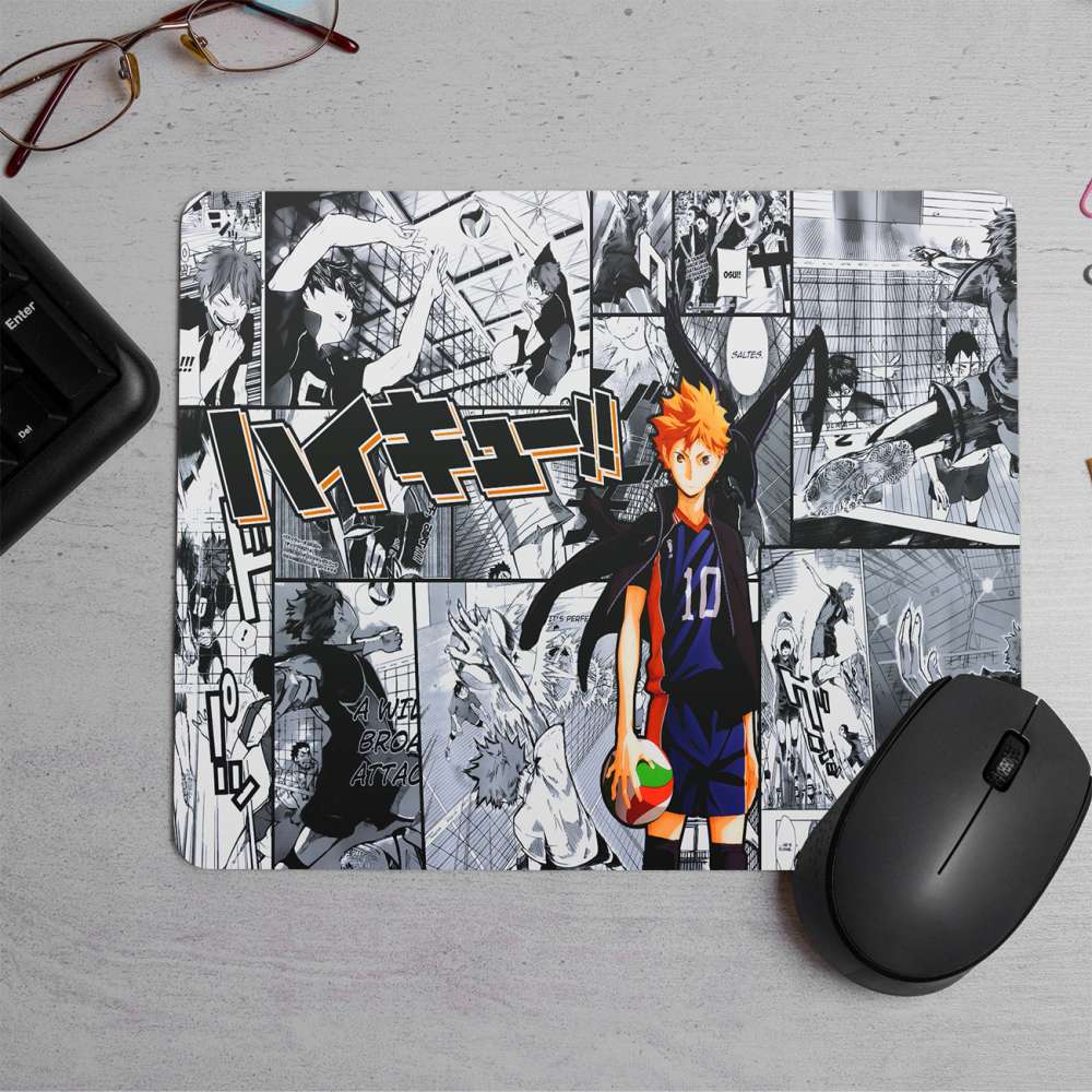 Haikyu volleyball sporty anime Printed Mouse Pad