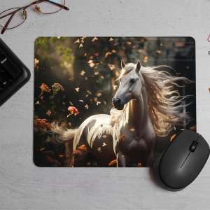 Horse Running  Printed Mouse Pad