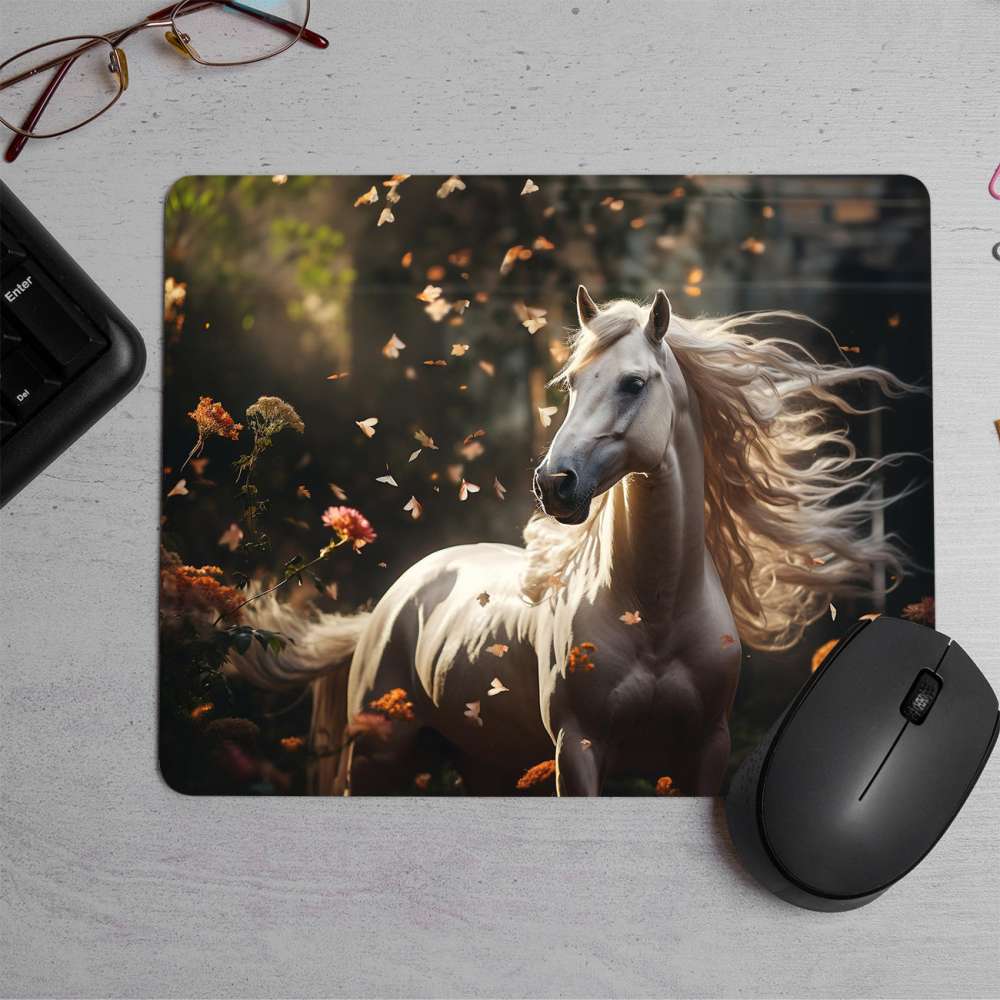 Horse Running  Printed Mouse Pad