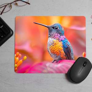 Hummingbird Printed Mouse Pad