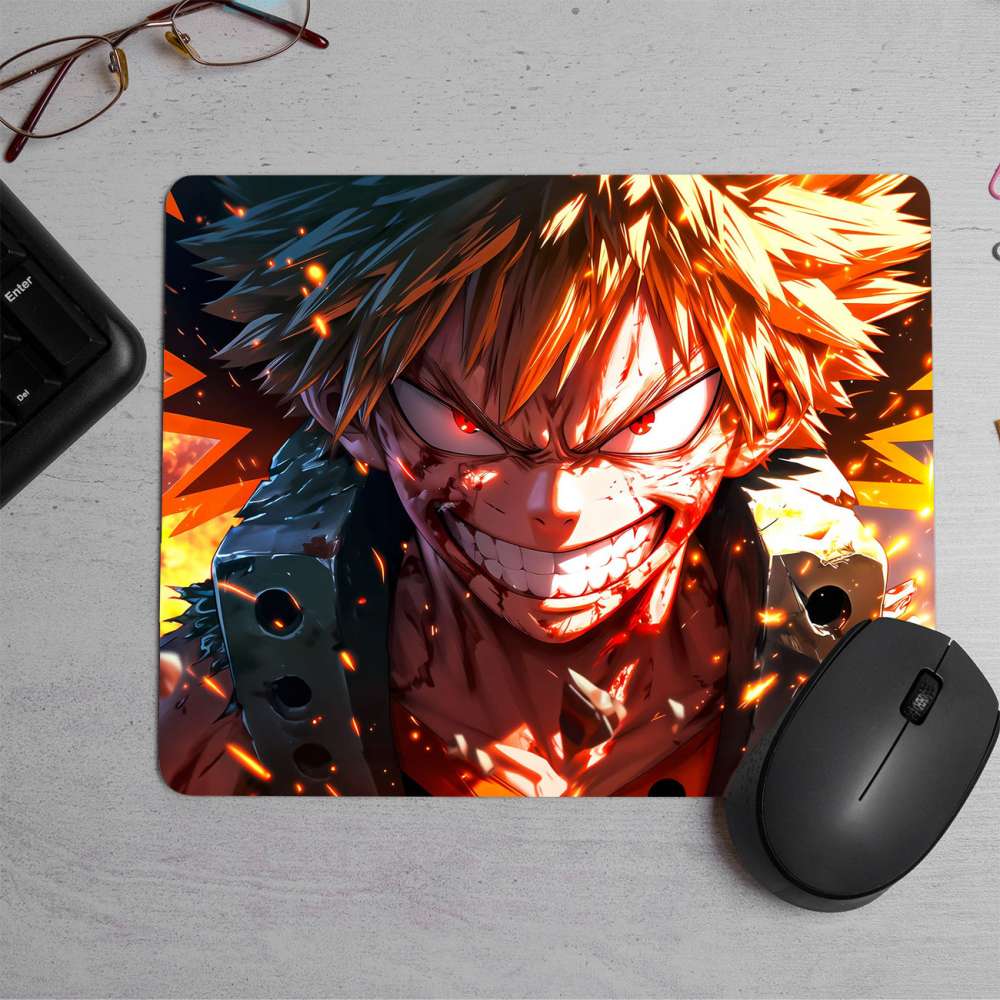 Katsuki Bakugo anime Printed Mouse Pad