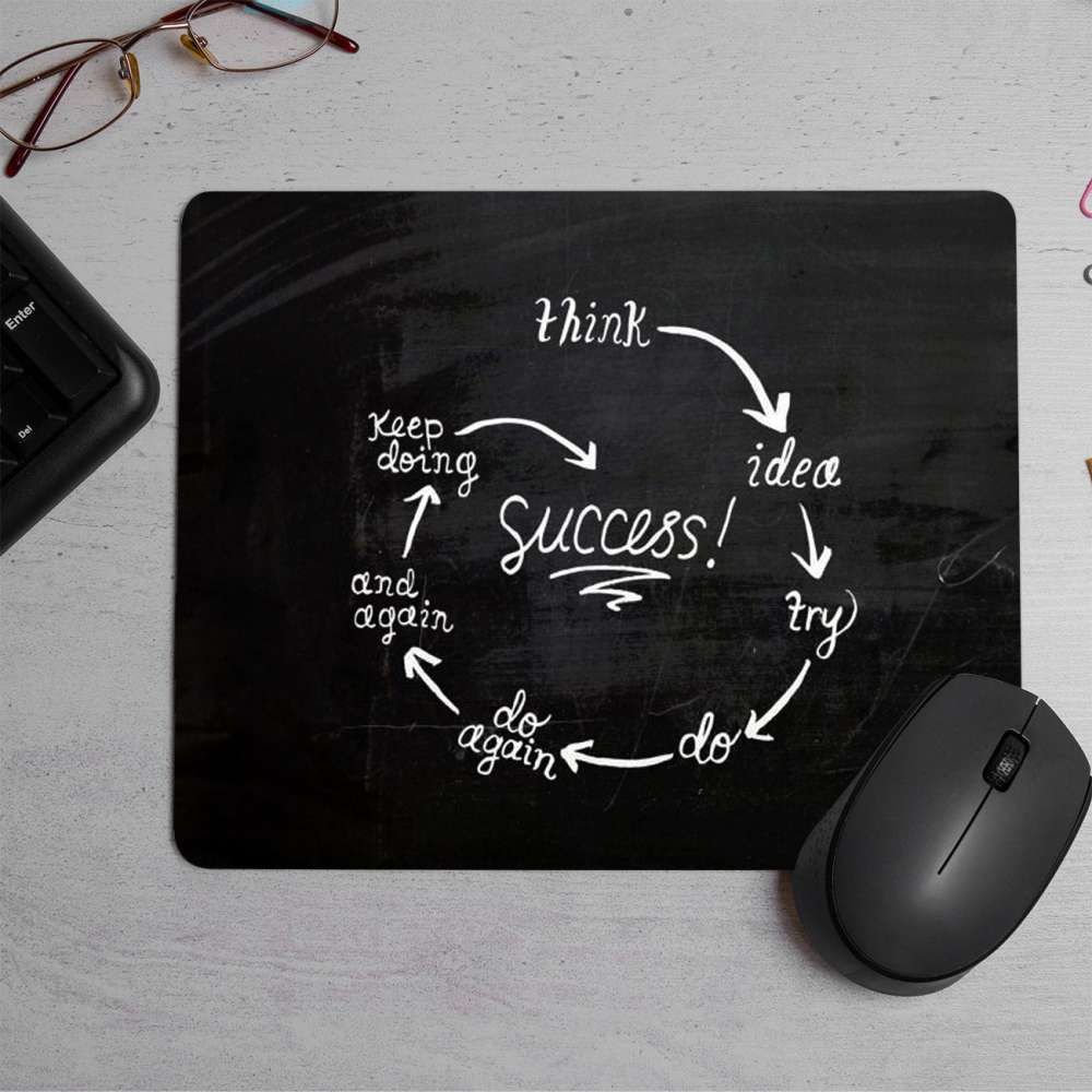 Keep doing and think success  Printed Mouse Pad